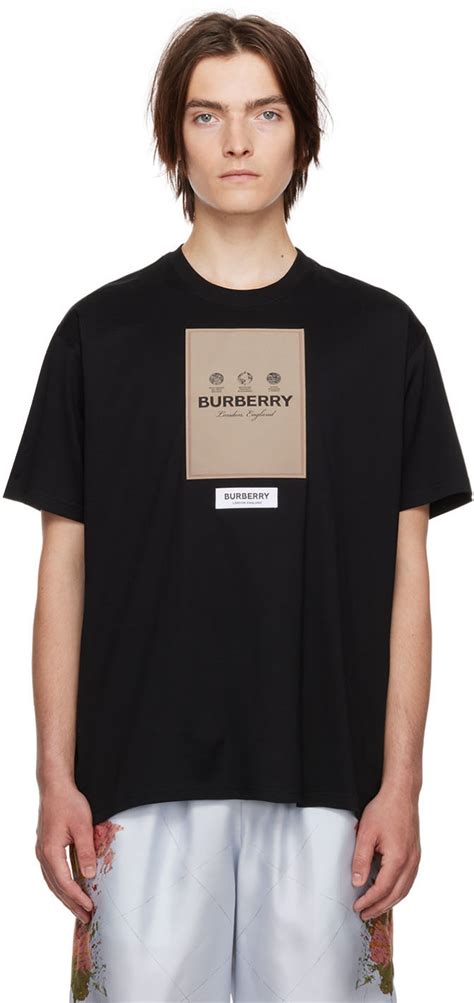 burberry t-shirt schwarz|black burberry t shirts.